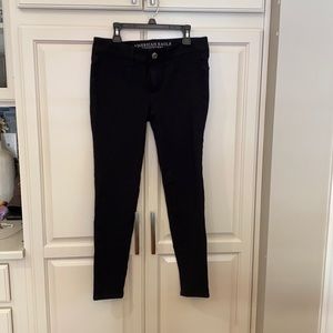 Women’s American Eagle Black Jegging AEO Knit 6